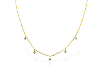 G301-80046: NECKLACE .19 TW (18")
