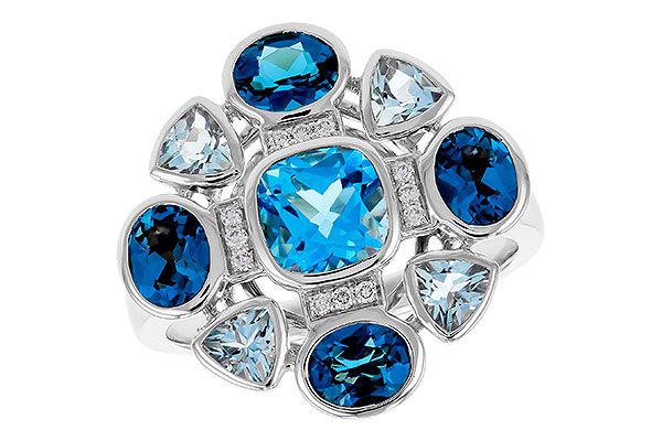 B302-66374: LDS RG 3.19 TW BLUE TOPAZ 3.25 TGW