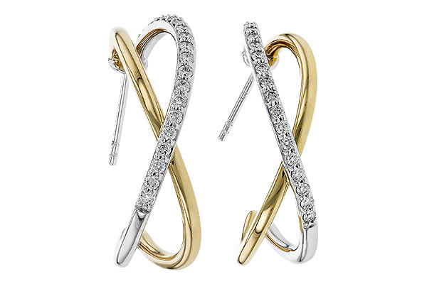 D302-65528: EARRINGS .50 TW