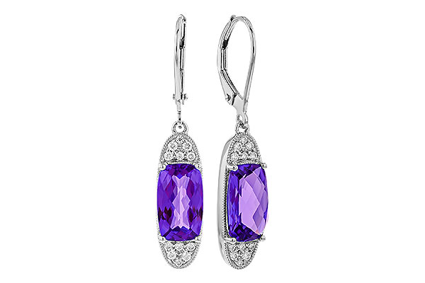 E302-68265: EARR 3.20 TW AMETHYST 3.36 TGW