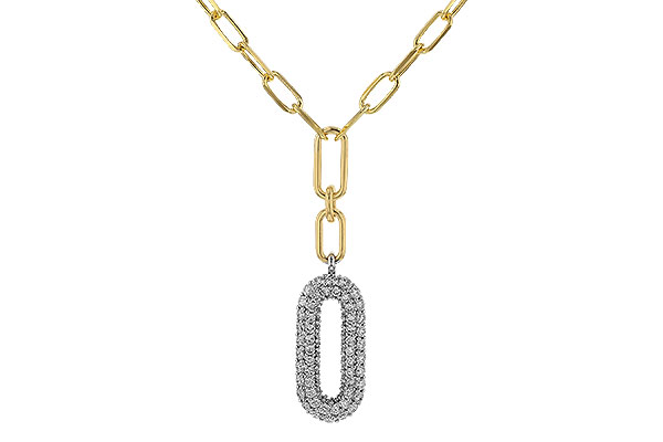 F302-70937: NECKLACE .96 TW (18")