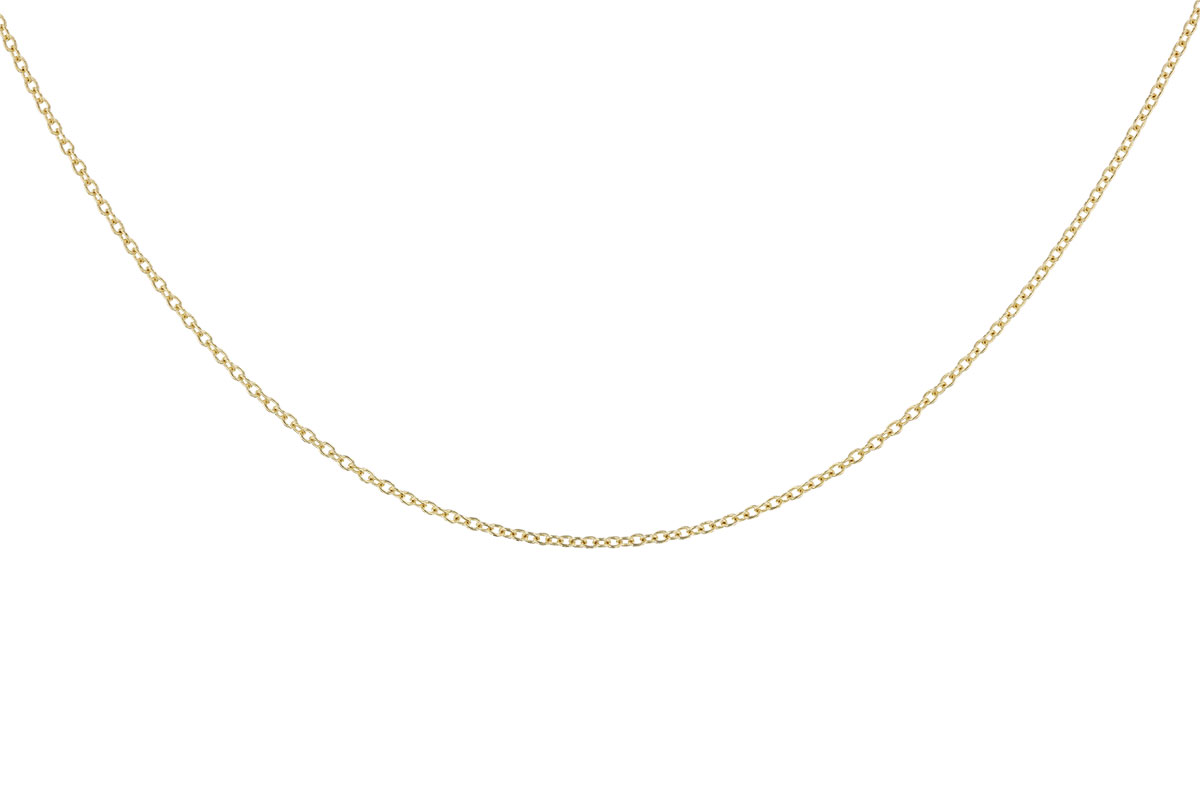 G301-79119: CABLE CHAIN (18", 1.3MM, 14KT, LOBSTER CLASP)