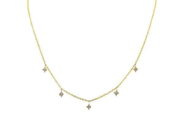 G301-80046: NECKLACE .19 TW (18")