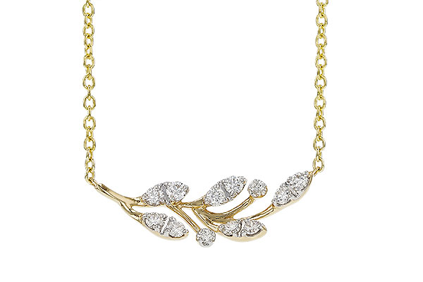 G302-66364: NECKLACE .32 TW (18")