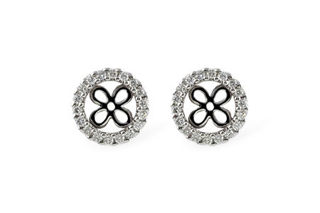 K215-40019: EARRING JACKETS .30 TW (FOR 1.50-2.00 CT TW STUDS)