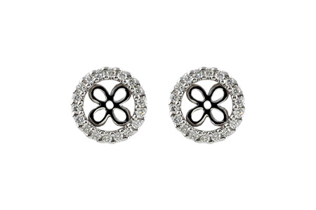 K215-40019: EARRING JACKETS .30 TW (FOR 1.50-2.00 CT TW STUDS)