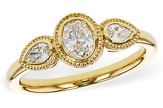 K302-70982: LDS DIA RG .60 TW FANCY CUT DIAMONDS