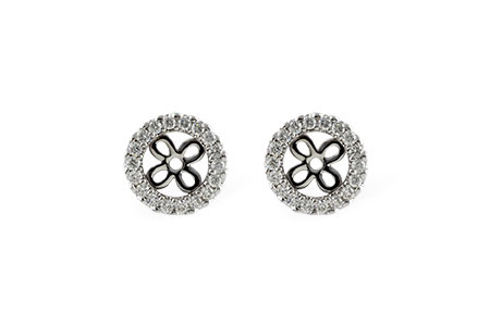 L215-40010: EARRING JACKETS .24 TW (FOR 0.75-1.00 CT TW STUDS)
