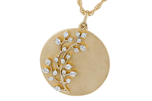 M302-63664: NECKLACE .24 TW